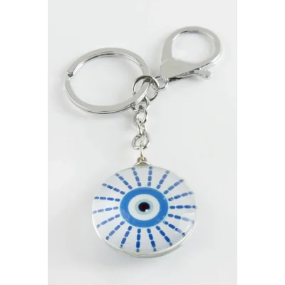 BUĞZ Nazar Cam Anahtarlık