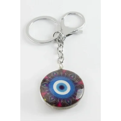 BUĞZ Nazar Cam Anahtarlık