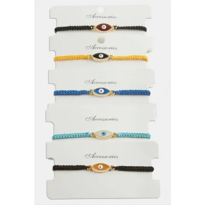  Nazar Makrome Örgülü Bileklik