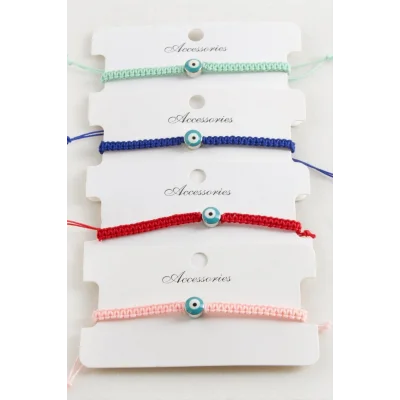 BUĞZ Nazar Makrome Örgülü Bileklik