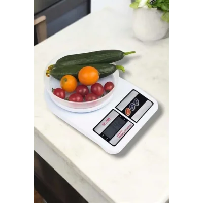  Net LCD Ekran ve Otomatik Kapanma Özelliği ile Uzun Ömürlü Dijital Mutfak Tartısı