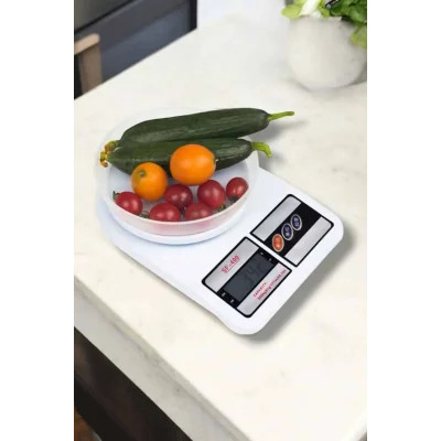 BUĞZ Net LCD Ekran ve Otomatik Kapanma Özelliği ile Uzun Ömürlü Dijital Mutfak Tartısı - BUĞZ