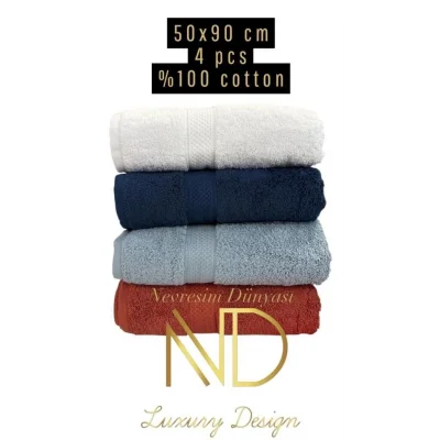 BUĞZ Nevresim Dünyası 50x100 4lü Havlu Prime 2