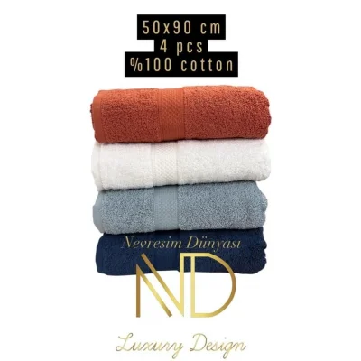 BUĞZ Nevresim Dünyası 50x100 4lü Havlu Prime 3