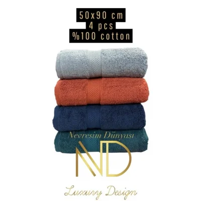 BUĞZ Nevresim Dünyası 50x100 4lü Havlu Prime 5