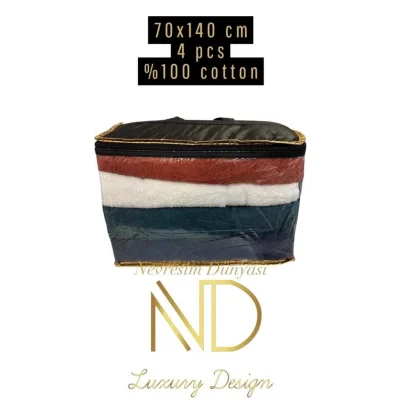 BUĞZ Nevresim Dünyası 70x140 4lü Havlu Prime 1
