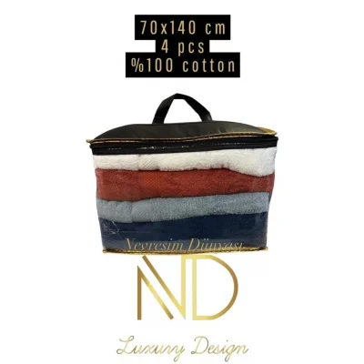 BUĞZ Nevresim Dünyası 70x140 4lü Havlu Prime 2