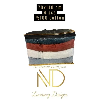 BUĞZ Nevresim Dünyası 70x140 4lü Havlu Prime 3