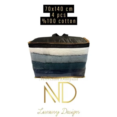 BUĞZ Nevresim Dünyası 70x140 4lü Havlu Prime 4