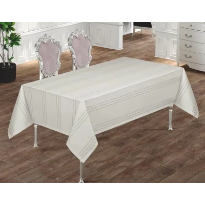 BUĞZ Nevresim Dünyası Dertsiz Masa Örtüsü 160x220 Krem