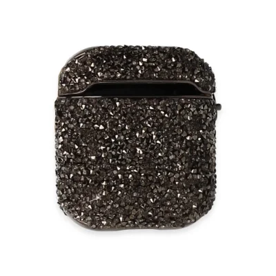 BUĞZ Airpods 2 (2.nesil) Mira Taşlı Kılıf - Siyah