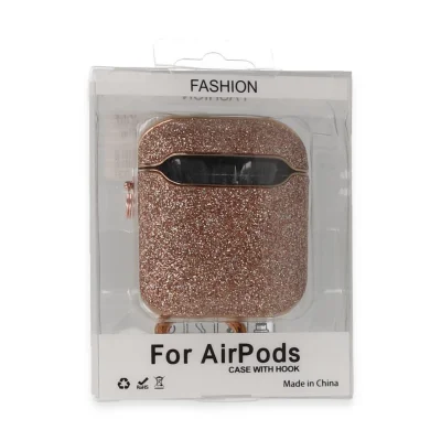 BUĞZ Airpods 2 (2.nesil) Spell Simli Kılıf - Rose Gold
