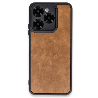 BUĞZ General Mobile Era 30 Kılıf Aras Deri Kapak - Taba