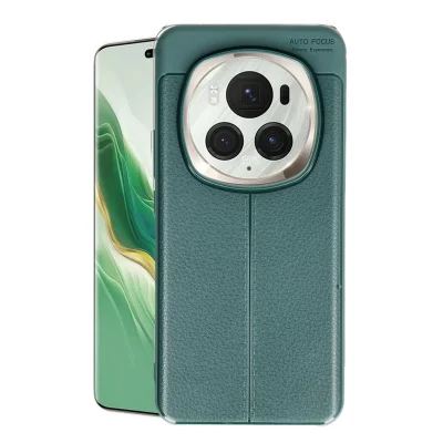 BUĞZ Huawei Honor Magic 6 Pro Kılıf Auto Focus Kapak - Koyu Yeşil