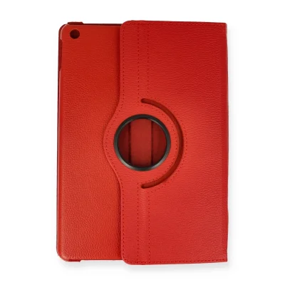 BUĞZ İpad Pro 11 (2024) Kılıf 360 Tablet Deri Kılıf - Kırmızı