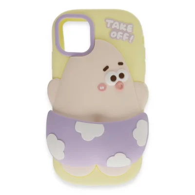 BUĞZ İphone 11 Kılıf Poky Karakter Silikon Kapak - Desen 5