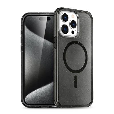 BUĞZ İphone 14 Pro Kılıf  Magsafe Kapak - Siyah