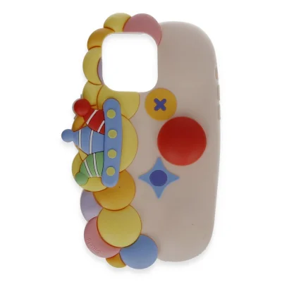 BUĞZ İphone 15 Pro Kılıf Poky Karakter Silikon Kapak - Desen 7