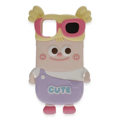 BUĞZ İphone 15 Pro Kılıf Poky Karakter Silikon Kapak - Desen 8