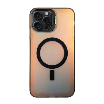 BUĞZ İphone 15 Pro Max Primera Magsafe Standlı Kapak - Siyah