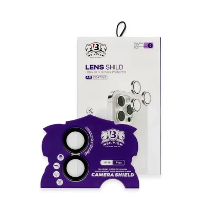 BUĞZ İphone 16 Bilvis Titan Kamera Lens - Siyah