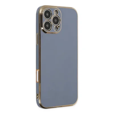 BUĞZ İphone 16 Pro Max Kılıf Volet Silikon - Mavi