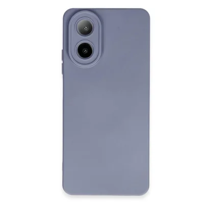 BUĞZ Oppo A38 Kılıf Nano İçi Kadife Silikon - Gri