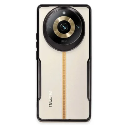 BUĞZ Realme 11 Pro Kılıf Boyi Silikon Kapak - Siyah
