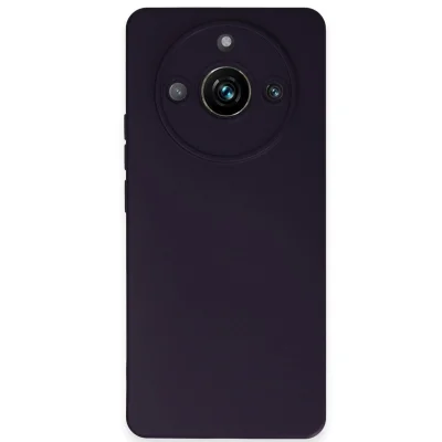 BUĞZ Realme 11 Pro Kılıf Nano İçi Kadife Silikon - Mor