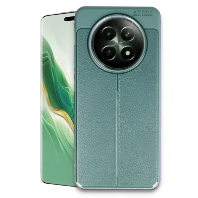 BUĞZ Realme 12 5g Kılıf Auto Focus Kapak - Koyu Yeşil