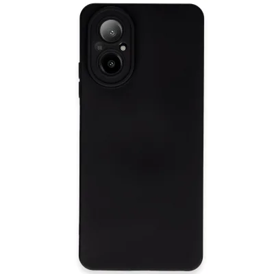 BUĞZ Realme 12 Lite Kılıf Nano İçi Kadife Silikon - Siyah