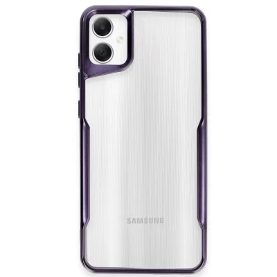 BUĞZ Samsung Galaxy A05 Kılıf Boyi Silikon Kapak - Derin Mor
