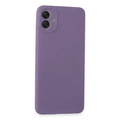 BUĞZ Samsung Galaxy A05 Kılıf First Silikon - Lila