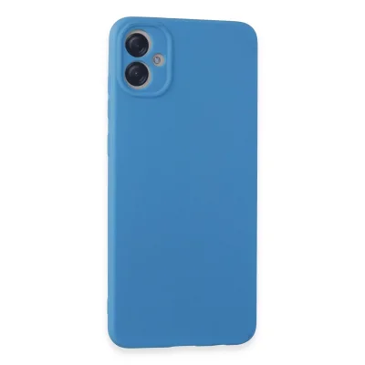 BUĞZ Samsung Galaxy A05 Kılıf First Silikon - Mavi