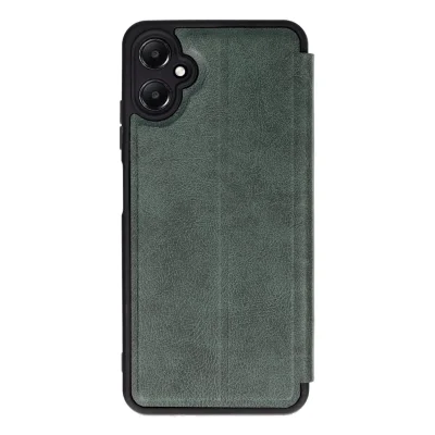 BUĞZ Samsung Galaxy A05 Kılıf Flip Cover - Koyu Yeşil