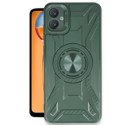 BUĞZ Samsung Galaxy A05 Kılıf Lincoln Silikon - Koyu Yeşil