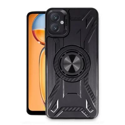 BUĞZ Samsung Galaxy A05 Kılıf Lincoln Silikon - Siyah