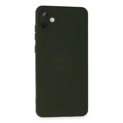 BUĞZ Samsung Galaxy A05 Kılıf Nano İçi Kadife Silikon - Koyu Yeşil