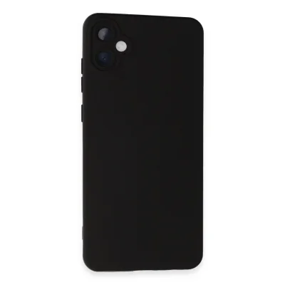 BUĞZ Samsung Galaxy A05 Kılıf Nano İçi Kadife Silikon - Siyah