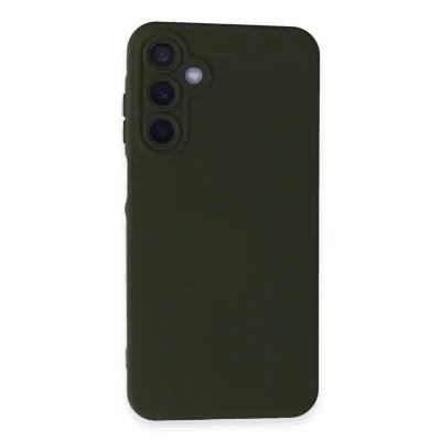 BUĞZ Samsung Galaxy A25 5g Kılıf Nano İçi Kadife Silikon - Koyu Yeşil