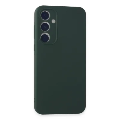 BUĞZ Samsung Galaxy A35 5g Kılıf First Silikon - Koyu Yeşil