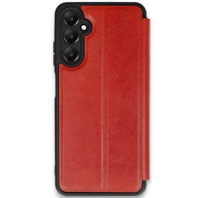 BUĞZ Samsung Galaxy A35 5g Kılıf Flip Cover - Kırmızı