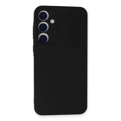 BUĞZ Samsung Galaxy A35 5g Kılıf Nano İçi Kadife Silikon - Siyah