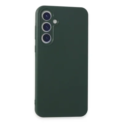 BUĞZ Samsung Galaxy A55 5g Kılıf First Silikon - Koyu Yeşil