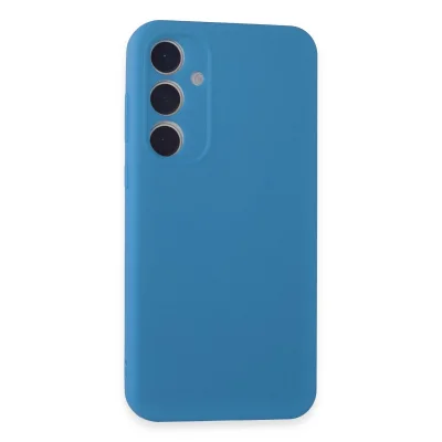 BUĞZ Samsung Galaxy A55 5g Kılıf First Silikon - Mavi