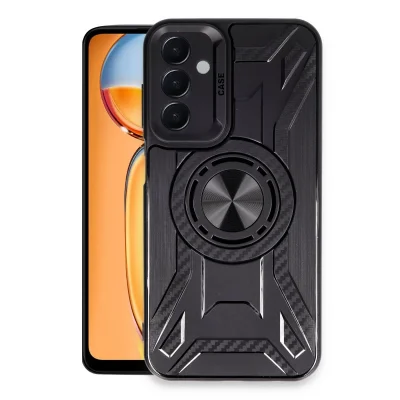 BUĞZ Samsung Galaxy A55 5g Kılıf Lincoln Silikon - Siyah