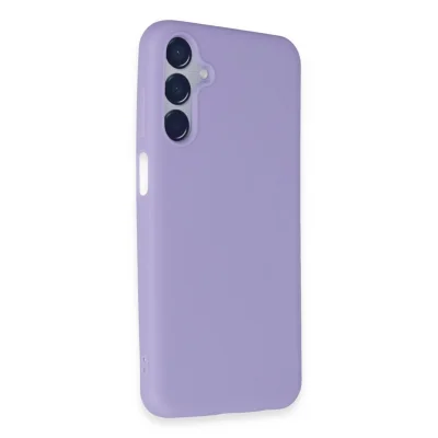 BUĞZ Samsung Galaxy M15 Kılıf First Silikon - Lila