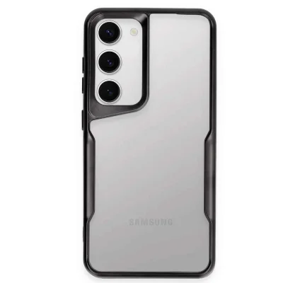 BUĞZ Samsung Galaxy S23 Kılıf Boyi Silikon Kapak - Siyah