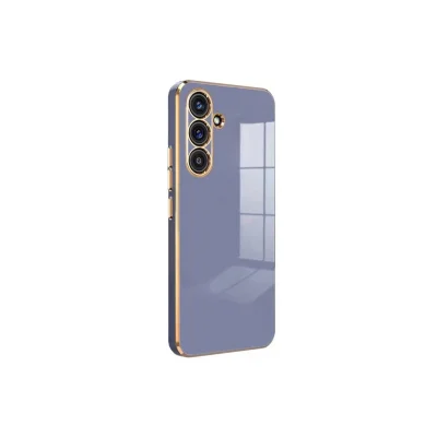 BUĞZ Samsung Galaxy S24 Fe Kılıf Volet Silikon - Mavi