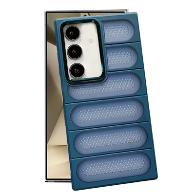 BUĞZ Samsung Galaxy S24 Kılıf Airmax Silikon Kapak - Lacivert